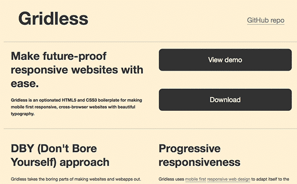 Gridless Tools for Responsive Web Design