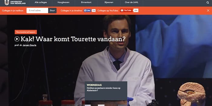 universiteit van nederland: Web Design Inspiration