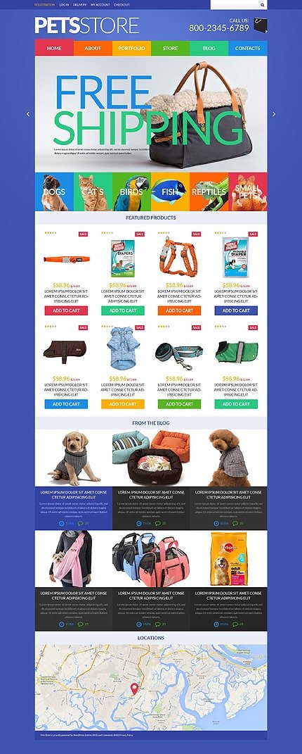 Pets Store WooCommerce Themes