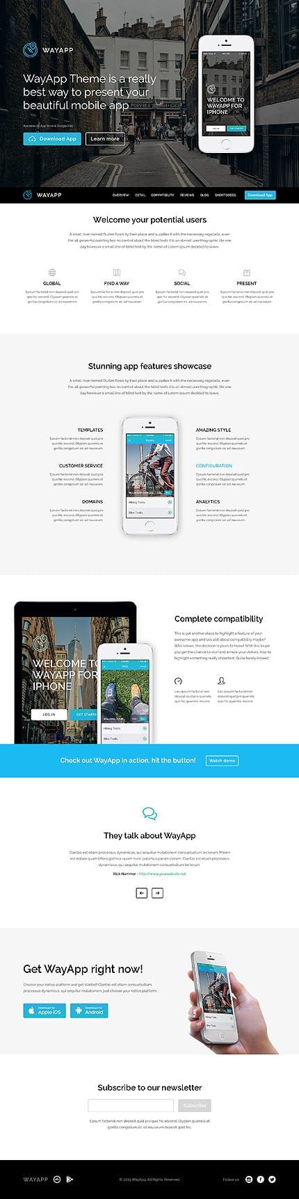 Software Company Responsive WordPress Theme for a multilingual site