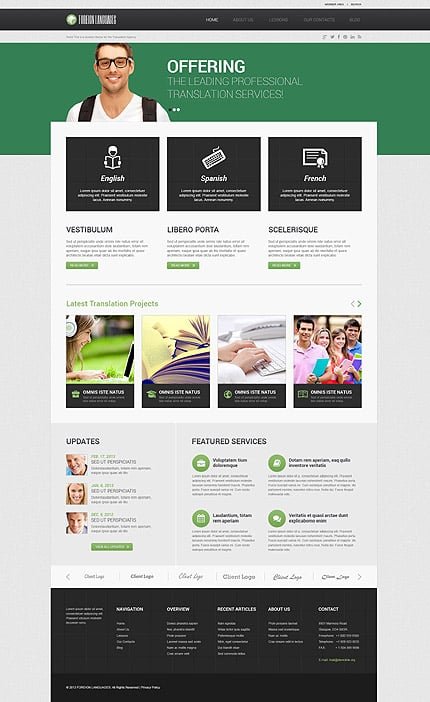 Translation Bureau WordPress Theme