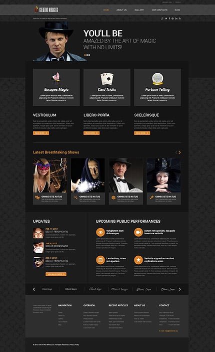 Personal Page WordPress Theme