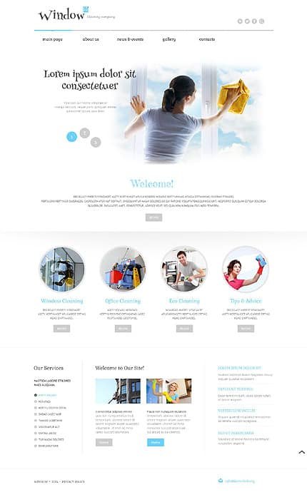 Window Cleaning Responsive WordPress Theme