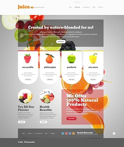 Food & Drink Responsive WordPress Theme