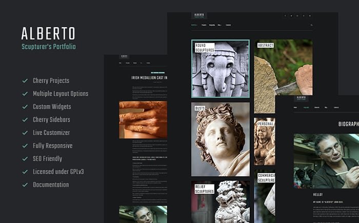 Sculpture WordPress Theme 