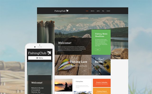 Fishing WordPress Theme 