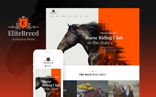 Horse Racing WordPress Theme 